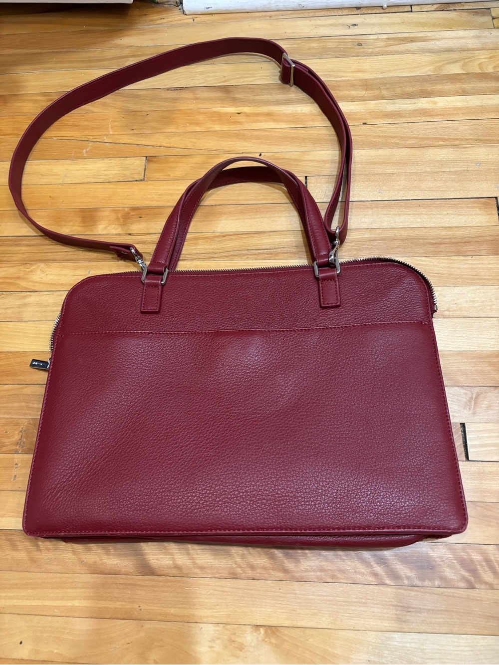Danier Red Women’s Leather computer work bag